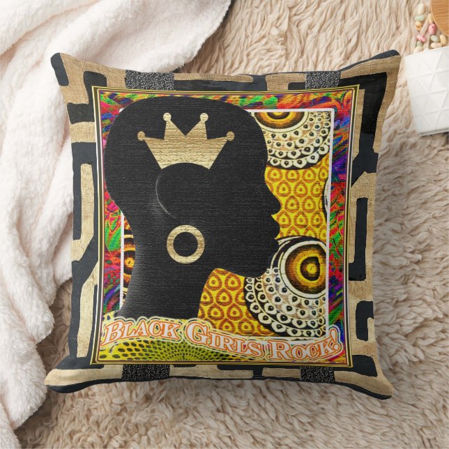 Black Girls Rock Cushion (Blanket)
