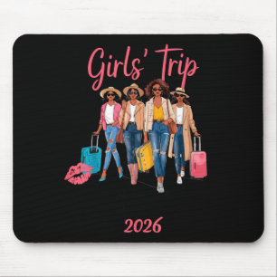 Black Girls Trip Bali 2026 Vacation Birthday Melan Mouse Pad