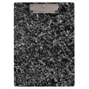 Black glitter Clipboard