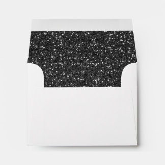 Black Glitter Envelopes