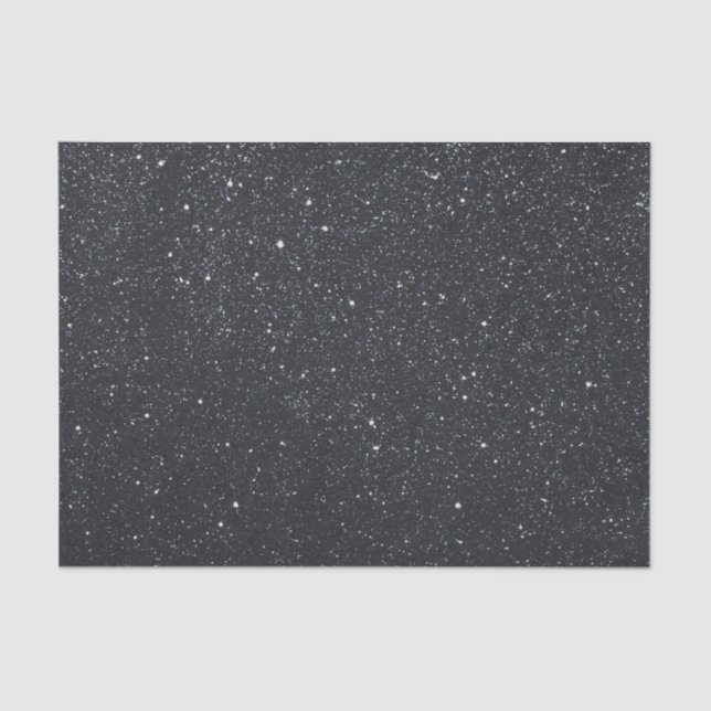 Black Glitter Grey Beauty Lashes Eyes Tissue Paper (Front)