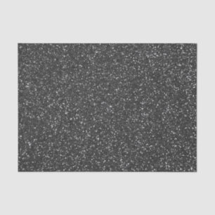 Black Glitter Tissue Paper