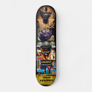 BLACK GLOBAL HISTORY Skateboard