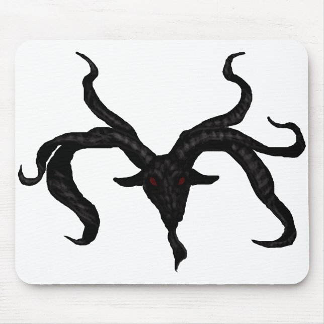 Black Goat Demon Mousepad (Front)