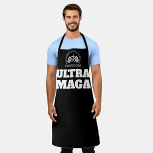 black God Family Country Freedom ULTRA MAGA Apron