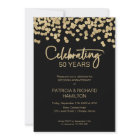 Black Gold 50th Wedding Anniversary