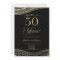 Black Gold Agate 50th Wedding Anniversary Party