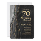 Black Gold Agate 70th Birthday