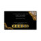 Black & Gold Agate Geode Glitter Monogram Marble
