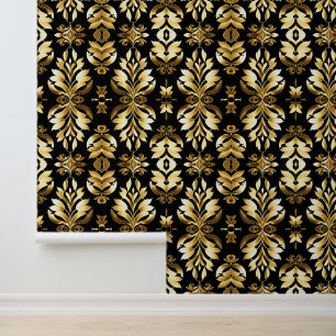 Black Gold Art Deco Trendy Collection Wallpaper
