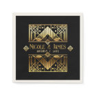 Black & Gold Art Deco Wedding 