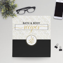 Black & Gold 🧼 Artisan Bath & Body Recipes