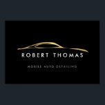Black/Gold Auto Detail/Repair Logo Download Poster<br><div class="desc">Rev up your brand's style with our stunning sportscar motif logo available as a poster print, AND now available for instant download! If you've fallen in love with this sleek and dynamic design on one of our products, it's time to take your branding to the next level. With our downloadable...</div>