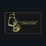 Black & Gold Boxing Gloves, Boxer, Boxing Trainer Business Card<br><div class="desc">Black & Gold Boxing Gloves,  Boxer,  Boxing Trainer Business Cards by The Business Card Store.</div>