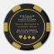 Black Gold Casino Poker Chip Wedding Save The Date