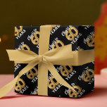 Black Gold Cheers to 60 Years Birthday Wrapping Paper Sheet<br><div class="desc">Elegant sixtieth adult birthday wrapping paper featuring a stylish black background that can be changed to any colour,  gold sparkly glitter,  and the saying "cheers to 60 years" using sixty gold hellium balloons.</div>