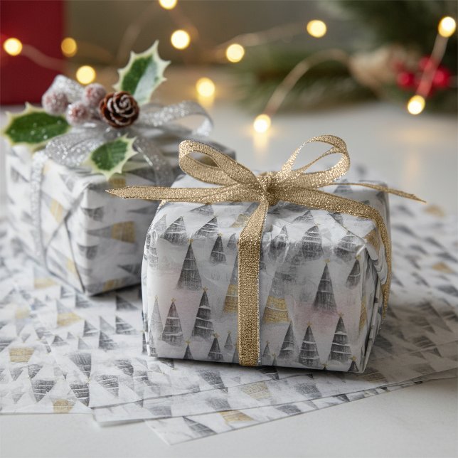 Black Gold Christmas Pattern#8 ID1009 Tissue Paper (Creator Uploaded)