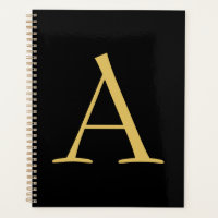Black Gold Colour Monogram Professional