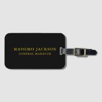 Black Gold Colours Professional Trendy Minimalist