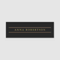 Black Gold Colours Professional Trendy Minimalist