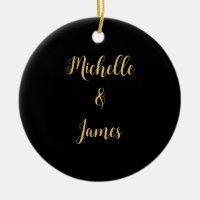 Black & Gold Colours Professional Trendy Modern