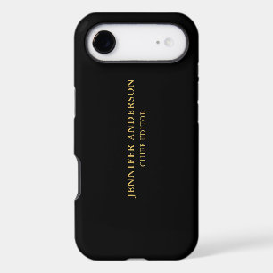 Black Gold Colours Professional Trendy Modern Name