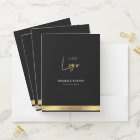 Black & Gold Corporate Logo Business Promotional