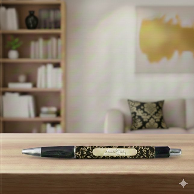 Black Gold Custom Name Dark Academia (Creator Uploaded)