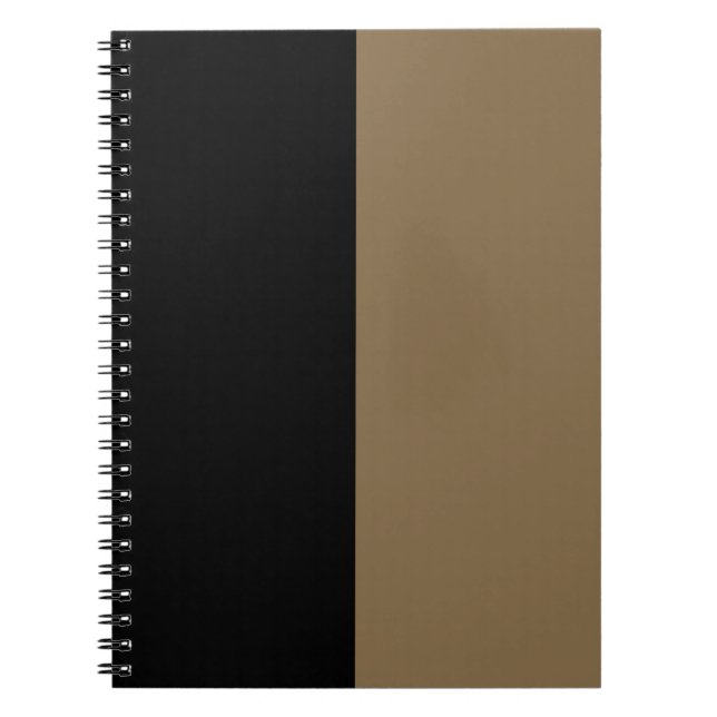 Black & Gold CUSTOM Notebook (Front)