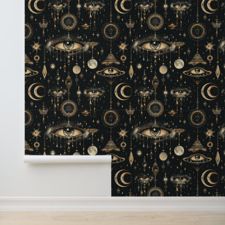 Black Gold Dark Goth  Wallpaper