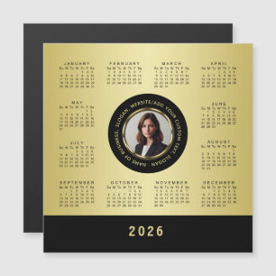 Black & gold design, Logo or Photo in gold circle,