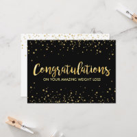 Black Gold Diet Slim Weight Loss Congratulations