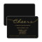black gold Elegant Script change date