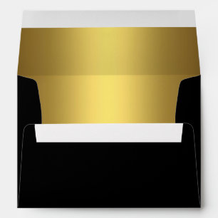 Black Gold Envelope