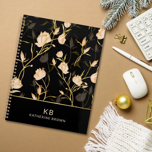 Black Gold Floral Elegance Trendy 2026  planner (Creator Uploaded)