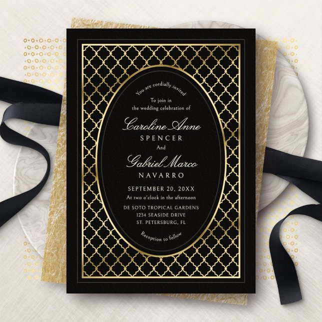 Black Gold Formal Garden Wedding (Creator Uploaded)