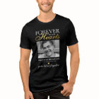 Black Gold Funeral Photo Memorial T-Shirt