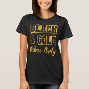 Black&Gold Game Day Group High School Football T-Shirt