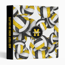 black gold girls school colours volleyballs patter