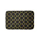 Black Gold Golden Quatrefoil Patterns Elegant Cool