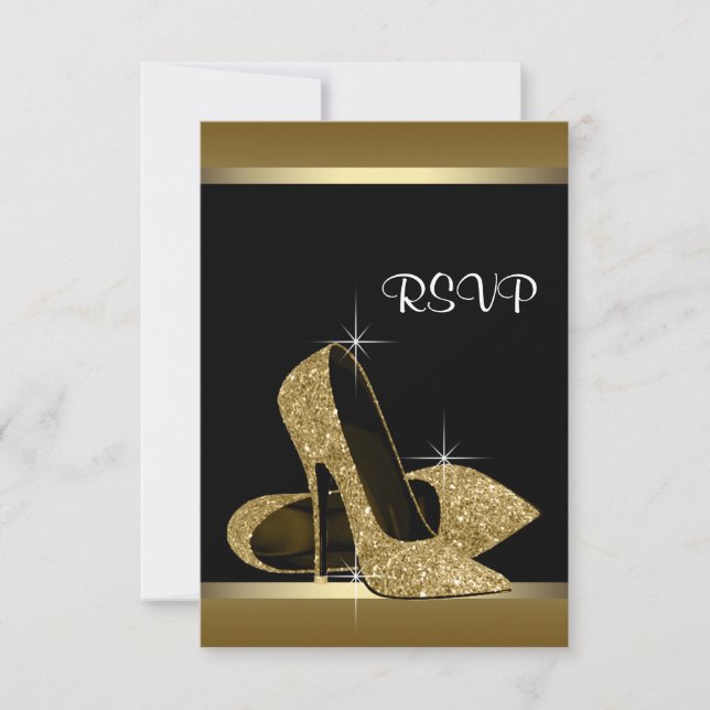 Black Gold High Heels RSVP (Front)