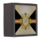 Black Gold Ivory Monogram Keepsake Gift Box