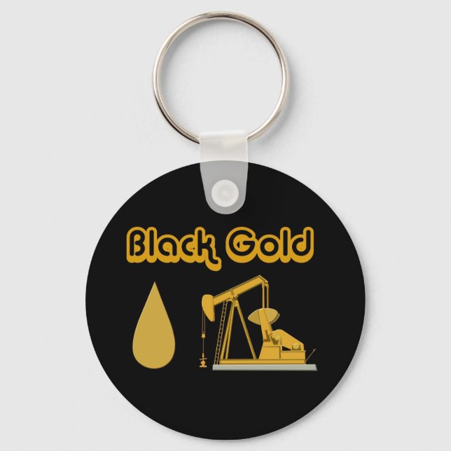 Black Gold Key Ring (Front)