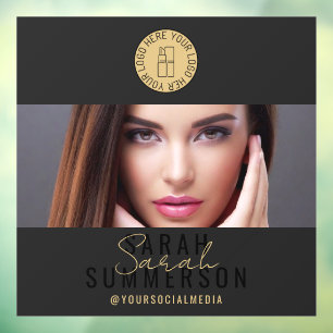 Black Gold Logo Social Media Makeup Studio