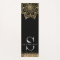 black gold mandala custom monogram name