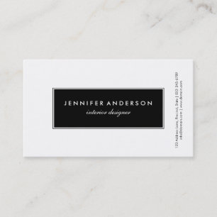 Black Gold Marble Pattern Elegant Business Card