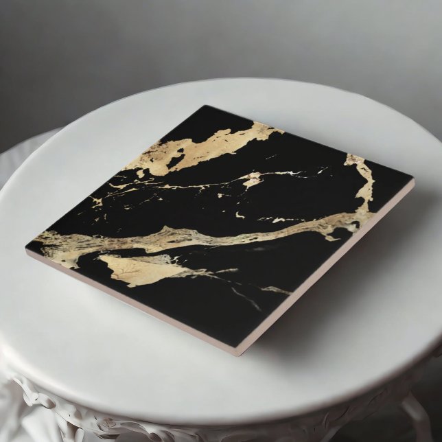 Black & Gold Marble Prestige Ceramic Tiles (Creator Uploaded)