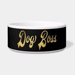 Black Gold Modern Dog Boss
