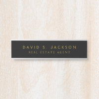 Black Gold Modern Elegant Professional Classy