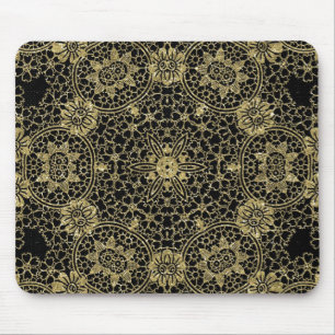 Black Gold Mouse Pad
